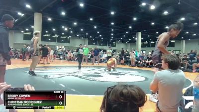 165 lbs Round 4 (6 Team) - Brody Cowen, BRAWL Silver vs Christian Rodriguez, Alabama Elite Black