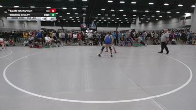 150 lbs Quarters - Evan Matkovich, Illinois vs Colton Kelley, Kearney MatCats Wrestling Club