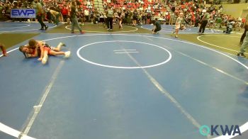 70-74 lbs Rr Rnd 1 - Ivy Walker, Pawhuska Elks Takedown vs Jaylynn Rainbolt, Gentry Youth Wrestling