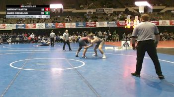 215 lbs Quarters & Wb (16 Team) - James Cornelius, Cox vs Anthony Martin, Liberty