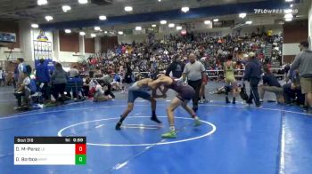 126 lbs Consolation - David Joshua Martinez-Perez, LaQuinta vs Diego Borboa, Mayfair