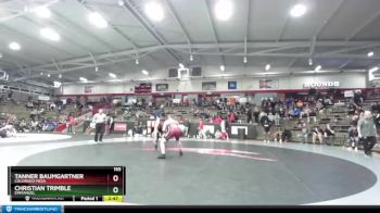 165 lbs Cons. Round 3 - Tanner Baumgartner, Colorado Mesa vs Christian Trimble, Emmanuel