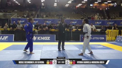 Vitoria Gabriella Nogueira Dos R vs Nicole Secundino R. De Oliveira 2026 Pan Jiu Jitsu IBJJF Championship