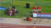 Monster Long Jump Almost Takes Echevarria Out Of Pit In Stockholm