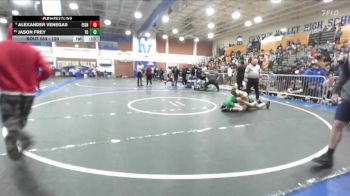 120 lbs Cons. Round 4 - Jason Frey, Thousand Oaks vs Alexander Venegas, Eisenhower
