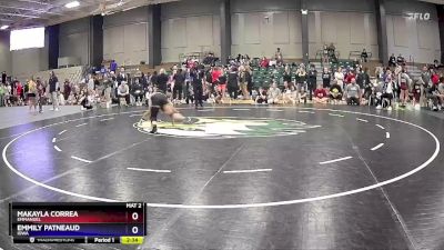 131 lbs Quarterfinal - Makayla Correa, Emmanuel vs Emmily Patneaud, Iowa