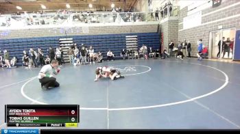 98 lbs Semifinal - Ayden Tokita, East Idaho Elite vs Tobias Guillen, Fighting Squirrels