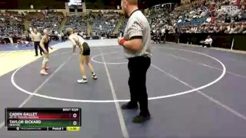 5A - 106 lbs Semifinal - Caden Gallet, OP-St. Thomas Aquinas vs Taylor Rickard, Newton