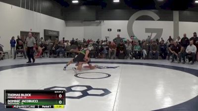 112 lbs Semis & 1st Wrestleback (8 Team) - Dominic Jacobucci, Westshore vs Thomas Block, Missouri Gold