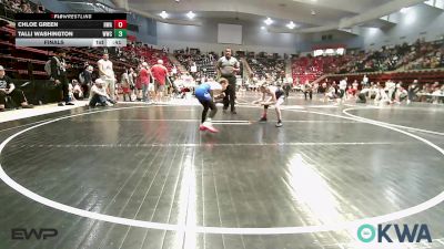 67 lbs Final - Adalynn Porter, Willard Youth Wrestling vs Camberleigh Hausner, Sperry Wrestling Club