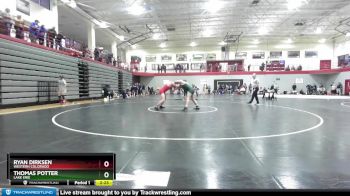 165 lbs Cons. Round 2 - Ryan Dirksen, Western Colorado vs Thomas Potter, Lake Erie