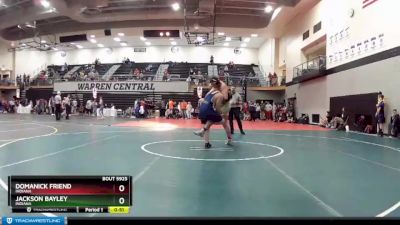 187 lbs Cons. Semi - Domanick Friend, Indiana vs Jackson Bayley, Indiana