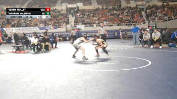 108 -D2 5th Place Match - Andrew Valencia, Mountain View (Marana) High School vs Jerry Mollet, Vista Grande High School