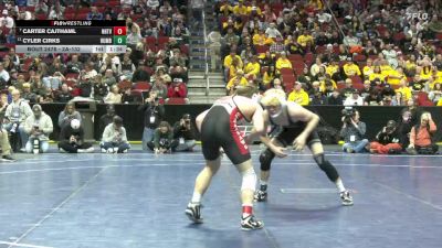 2A-132 lbs Semifinal - Cyler Cirks, Humboldt vs Carter Cajthaml, NH/TV