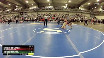 150 lbs 5th Place Match - Xander DeMatteis, Jr. Owls Wrestling-A&nbsp; vs Micheal Diemler, Tri-Cap Wrestling Club-AA