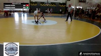 106B Round 3 - Chayce Plesh, Warren Hills vs Thomas Wade, North Hunterdon
