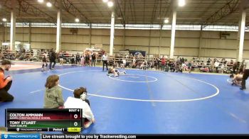 70 lbs Champ. Round 1 - Tony Stuart, Team Sublime vs Colton Ammann, Nampa Christian Middle School