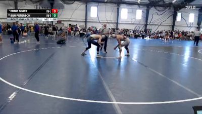 Elite 174 lbs Champ. Round 2 - Eddie Simes, Wisconsin-La Crosse vs Ben Peterson, Wisconsin-Eau Claire