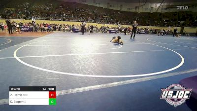 58 lbs Round Of 16 - Zachary Harris, TEAM CONQUER vs Cooper Edge, Piedmont