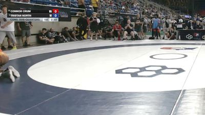 150 lbs Cons. Sub-quarters - Connor Crum, Washington vs Tristan North, Wisconsin