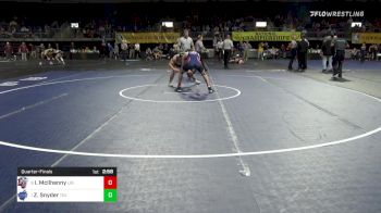 157 lbs Quarterfinal - Ian McIlhenny, Liberty vs Zachery Snyder, Toledo