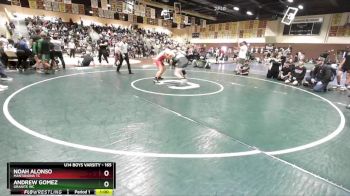 165 lbs Quarterfinal - Noah Alonso, Mantanona TC vs Andrew Gomez, GRANITE WC