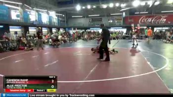 65 lbs Quarters & 1st Wb (16 Team) - Cameron Ramp, Backyard Brawlers vs Allie Proctor, The Big MF Purge