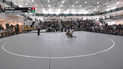 132 lbs Semis & 3rd Wb (16 Team) - Tuff Finley, Central (Carroll) vs Damarion Zanders, Ware County
