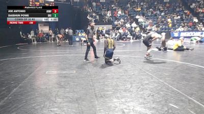 157 lbs Consi Of 32 #2 - Joe Antonio, Army vs Daishun Powe, Northern Colorado