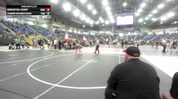 74 lbs Quarterfinal - Brekston Conry, Pomona Elite vs Conor Schmittling, Team Garcia