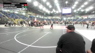 74 lbs Quarterfinal - Brekston Conry, Pomona Elite vs Conor Schmittling, Team Garcia