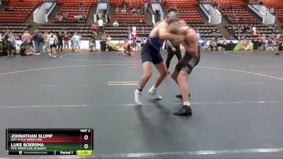 200 lbs Cons. Round 5 - Luke Boersma, Fitz Wrestling Academy vs Johnathan Slump, Izzy Style Wrestling