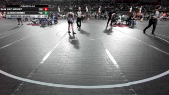 90 lbs Round Of 16 - Nico Mendez, Cordoba Trained vs Landon Bartee, Power Half Wrestling Academy
