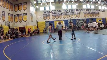 106 lbs Round 5 (8 Team) - Luke Mims, Black Hive vs Armando Sanchez, Cypress Creek