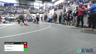 67 lbs Quarterfinal - Layla Kellogg, Smith Wrestling Academy vs McKynna Scott, Noble Takedown Club