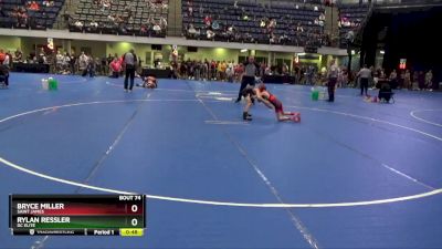 55 lbs Semifinal - Rylan Ressler, DC Elite vs Bryce Miller, Saint James