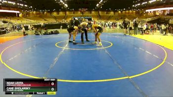 130 lbs Round 1 - Cane Smolarsky, Camden Outsiders vs Noah Leota, Hernando Wrestling Club