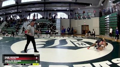 106 lbs Cons. Round 5 - Zane Messiter, St. John`s College vs Zebulon Bolden, St. Frances Academy