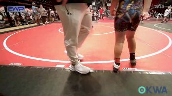 110 lbs Consi Of 8 #2 - Rylan Weiher, McAlester Youth Wrestling vs Evelyn Tillison, Fort Gibson Youth Wrestling
