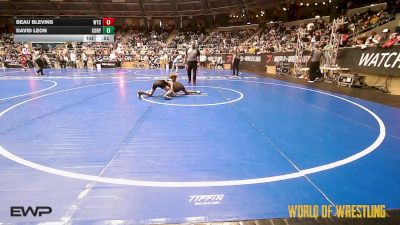 85 lbs Consolation - Beau Blevins, WTC vs David Leon, Cory Clark Wrestling
