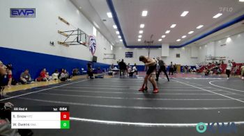 88 lbs Rr Rnd 4 - Slayde Snow, Hinton Takedown Club vs Westyn Owens, Shelton Wrestling Academy