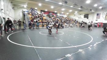 190 lbs Quarterfinal - Logan Trevino, Calvary Chapel/SA vs Luis Haro Romero, William J Pete Knight