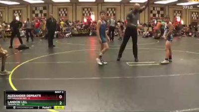 101 lbs Quarterfinals (8 Team) - Landon Lill, Triumph WC vs Alexander Depratti, Mat Assassins Red