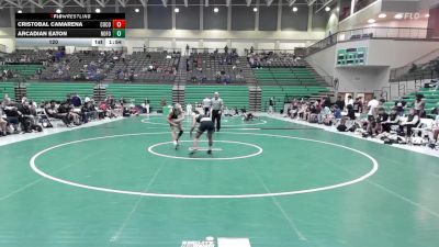 120 lbs Quarters & 1st Wb (16 Team) - Cristobal Camarena, Colquitt County vs Arcadian Eaton, North Forsyth