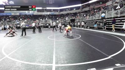 128 lbs Semifinal - Carsen Hanshaw, Beatrice WC vs Henry Baker, Eierman Elite