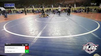 73 lbs 2nd Place - Abram Griekspoor, Maize WC vs Gino Ferrari, Cardinal Wrestling Club