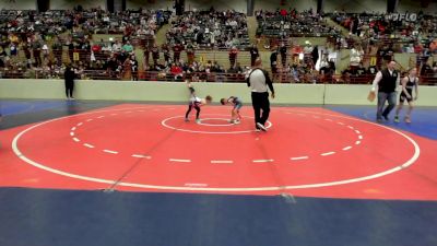 54 lbs Quarterfinal - Wyatt Hazelwood, Backyard Bullies Wrestling Club vs Cohen Finch, Georgia