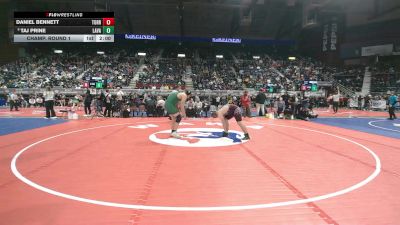 3A-215 lbs Champ. Round 1 - Taj Prine, Lander Valley vs Daniel Bennett, Torrington