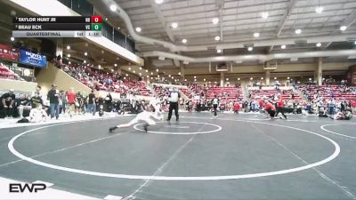 95 lbs Quarterfinal - Taylor Hunt Jr, Nebraska Boyz vs Beau Eck, Brawlers