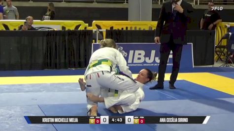 Ana Cecília Sirino vs Kristin Michelle Melia 2025 Pan Jiu Jitsu IBJJF Championship